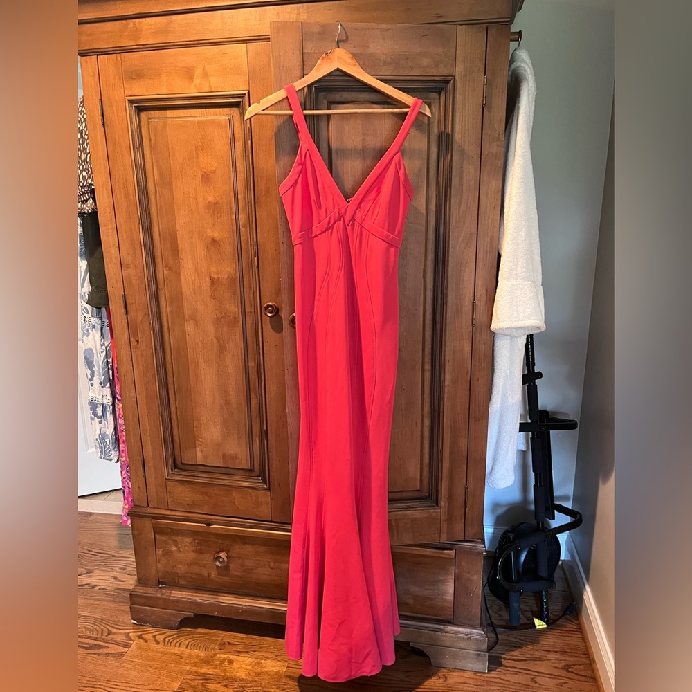 Zac Posen Pink Gown